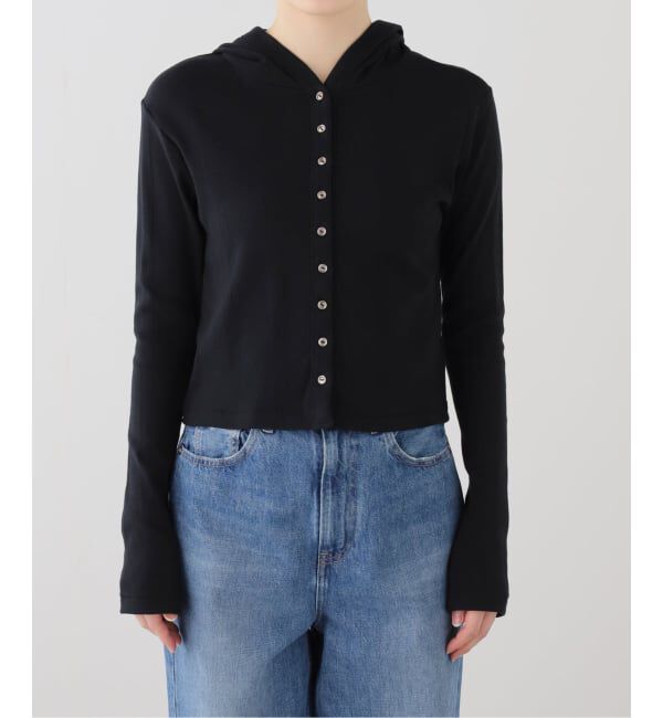 OUTDOOR PRODUCTS Usual Things「miller Prib Hoodie cardigan」|Tシャツ・カットソー|ブラック