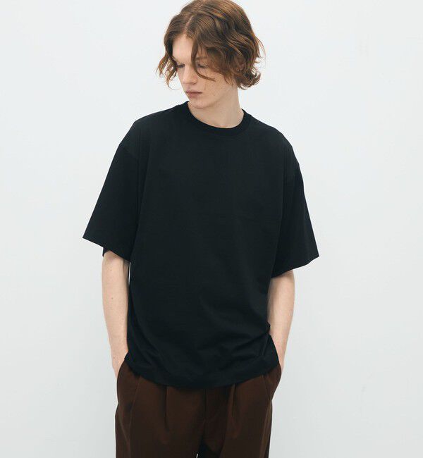 CABaN「CABaN コットン ドロップショルダークルーネックプルオーバー」|Tシャツ・カットソー|