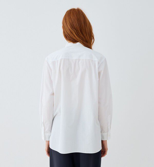 GALERIE VIE「コットンブロード スタンドカラーシャツ」|シャツ・ブラウス|