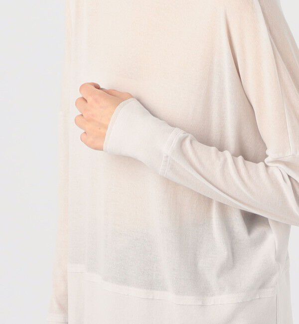 GALERIE VIE「ガーゼフライスジャージー ボートネックプルオーバー」|Tシャツ・カットソー|