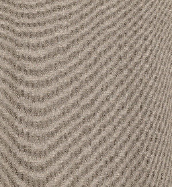 MACPHEE「コットンポリエステルメッシュ キーネックワンピース」|ワンピース|