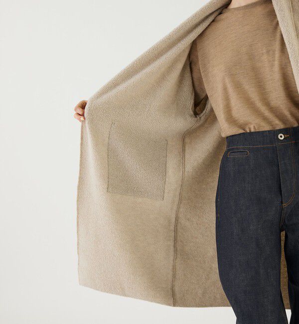 GALERIE VIE「ダブルフェイスパイル ショールカラーコート」|その他|