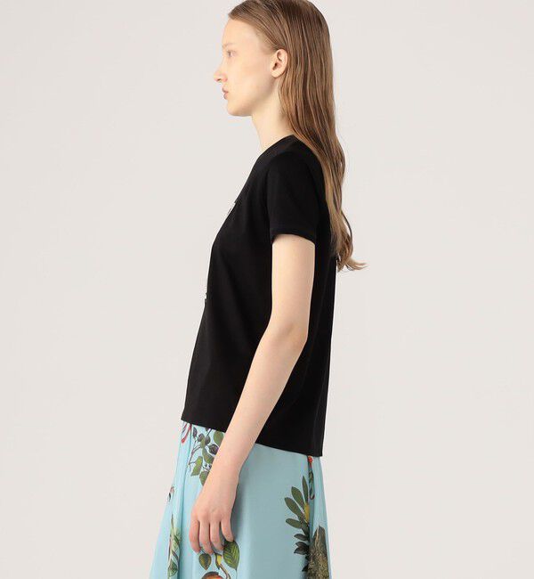 CABaN「スビンコットン アフリカンエンブロイダリーＴシャツ」|Tシャツ・カットソー|