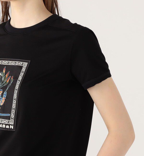 CABaN「スビンコットン アフリカンエンブロイダリーＴシャツ」|Tシャツ・カットソー|