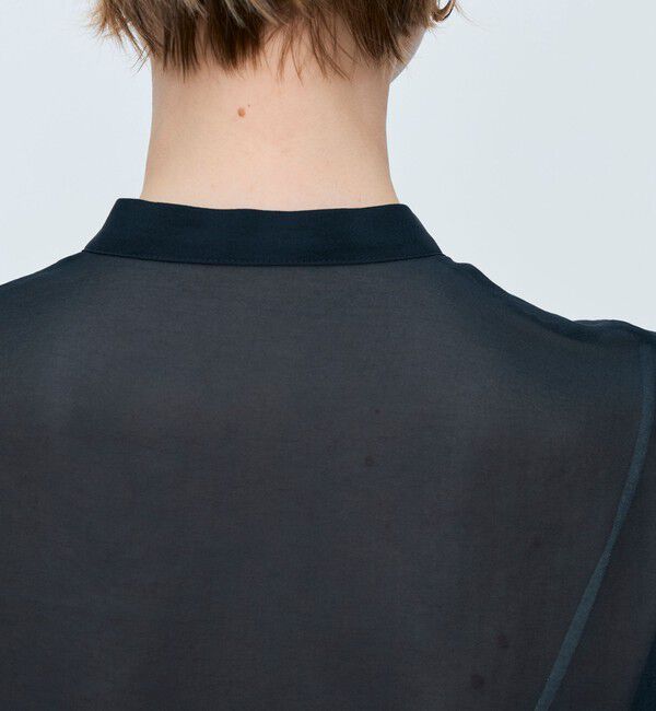 TOMORROWLAND collection「シアーオーガンジー シースルーブラウス」|シャツ・ブラウス|