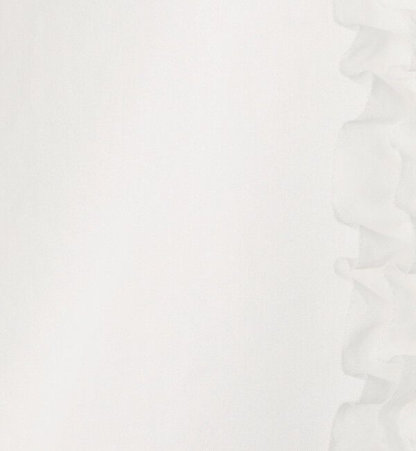 TOMORROWLAND collection「ルコットンオーガンジー ジップアップブラウス」|シャツ・ブラウス|