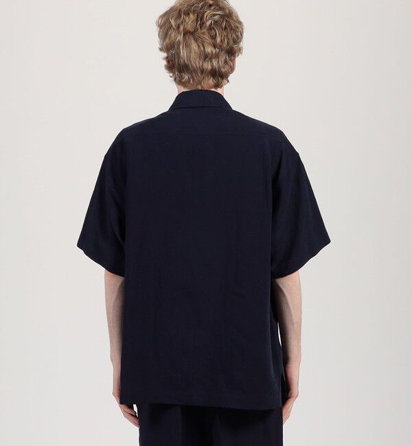 TOMORROWLAND MENS「セルロースリネン ダブルポケット ハーフスリーブシャツ」|シャツ・ブラウス|