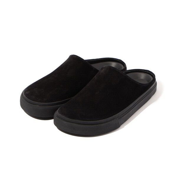 JAMES PERSE「スエード クロッグ SMOTP8466」|スリッポン|19 ブラック