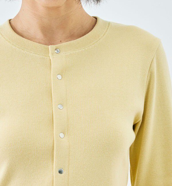 Edition「コットンモダールフライス カーディガン」|カーディガン|