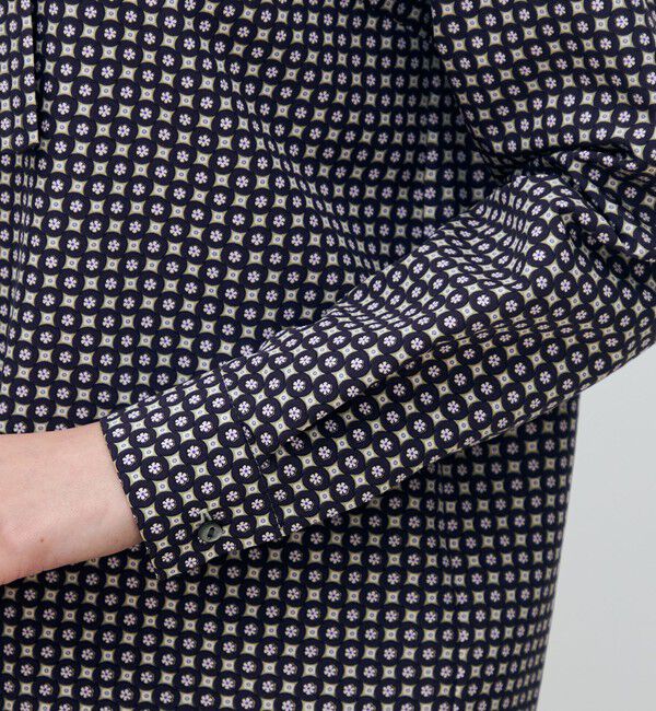 TOMORROWLAND collection「コモンフラワープリント ボウタイブラウス」|シャツ・ブラウス|