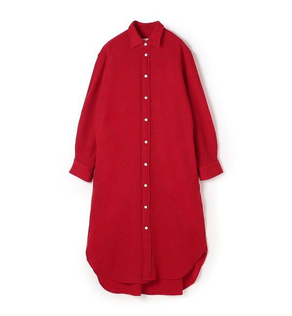 TOMORROWLAND GOODS「NITTO CAMICIONE シャツワンピース」|ワンピース|35 レッド