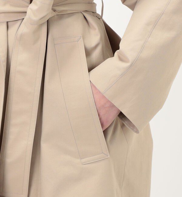 TOMORROWLAND collection「スムースクロス ベルテッドガウンコート」|その他|