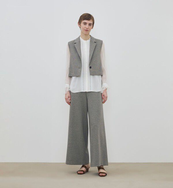 DES PRES「メランジジャージー ワイドリラックスパンツ」|その他|