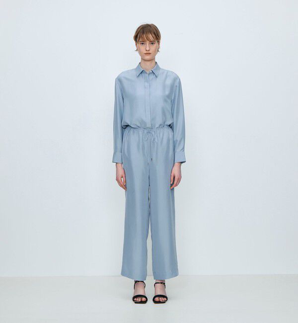 TOMORROWLAND collection「シルクサンドウォッシュ レギュラーカラーブラウス」|シャツ・ブラウス|