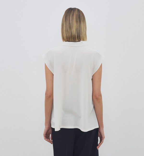 DES PRES「ジャージーライクジョーゼット フレアブラウス」|シャツ・ブラウス|