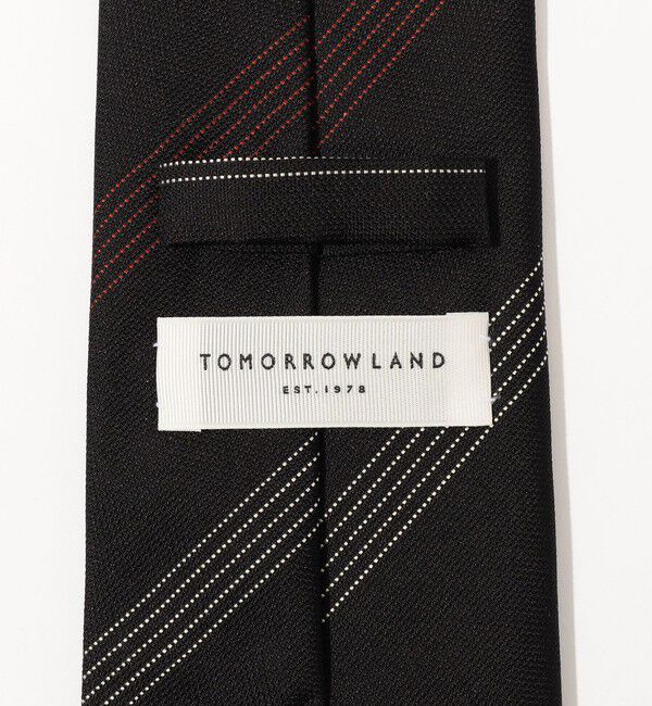 TOMORROWLAND GOODS「TOMORROWLAND シルクジャガード レジメンタルストライプネクタイ」|ネクタイ・蝶ネクタイ|