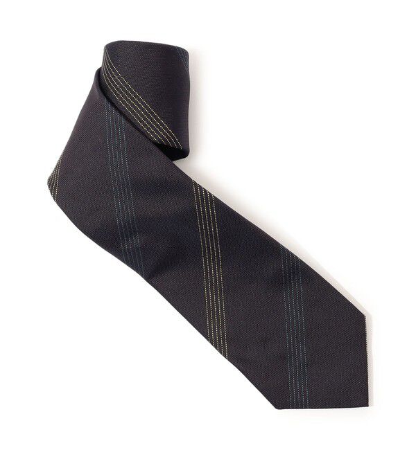 TOMORROWLAND GOODS「TOMORROWLAND シルクジャガード レジメンタルストライプネクタイ」|ネクタイ・蝶ネクタイ|46 ブラウン系