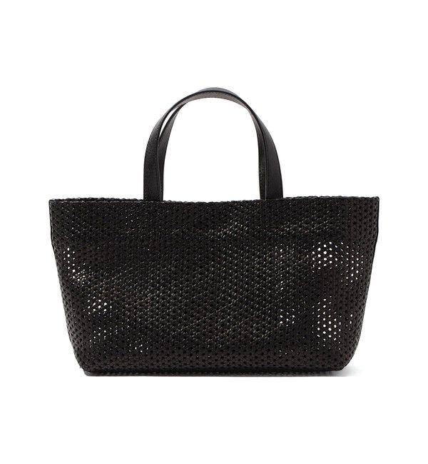 TOMORROWLAND GOODS「GALERIE VIE レザーメッシュトートバッグ」|トートバッグ|19 ブラック