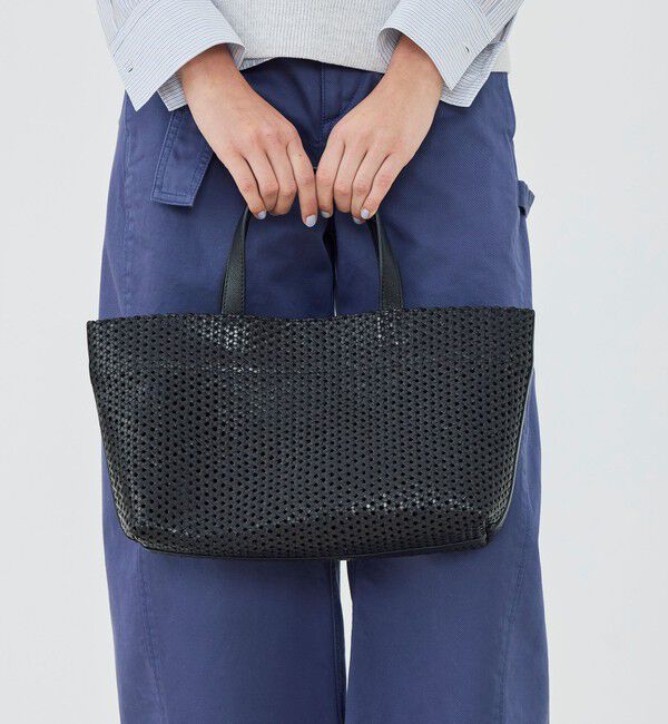 TOMORROWLAND GOODS「GALERIE VIE レザーメッシュトートバッグ」|トートバッグ|