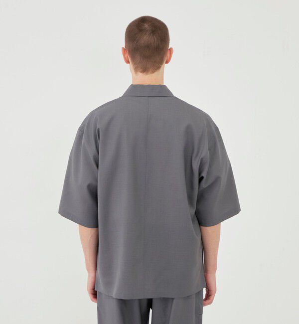 GALERIE VIE「ウォッシャブルトロピカル ハーフスリーブシャツ」|シャツ・ブラウス|