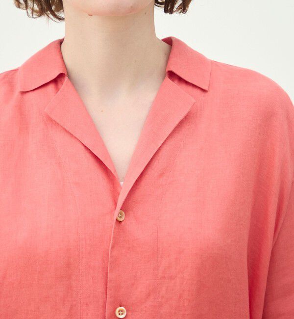 MACPHEE「ハードマンリネン チュニックシャツ」|チュニック|