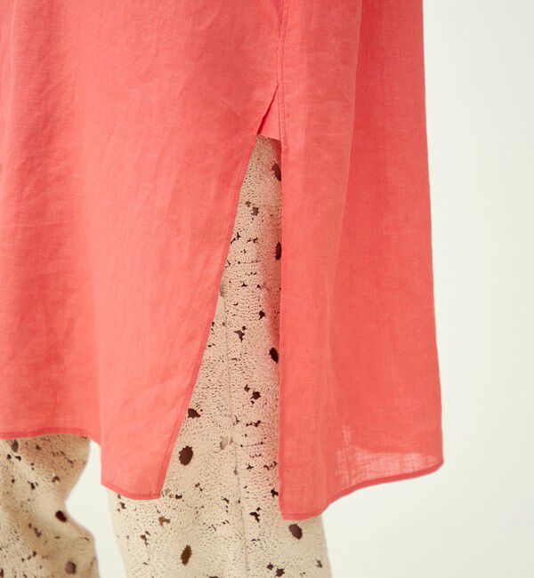 MACPHEE「ハードマンリネン チュニックシャツ」|チュニック|