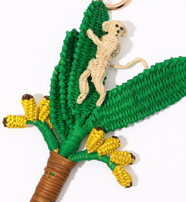 TOMORROWLAND GOODS「MERCEDES SALAZAR ラフィア キーチェーン」|チャーム・キーホルダー|