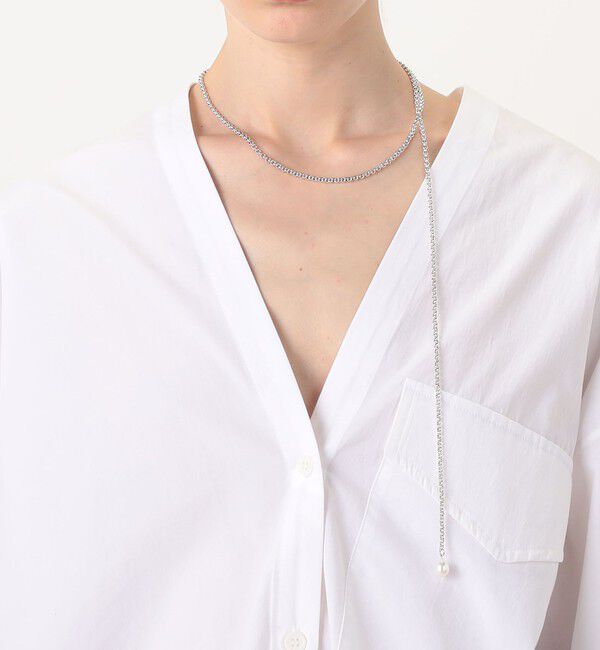 TOMORROWLAND GOODS「PHILIPPE AUDIBERT Stow long シルバーネックレス」|ネックレス|