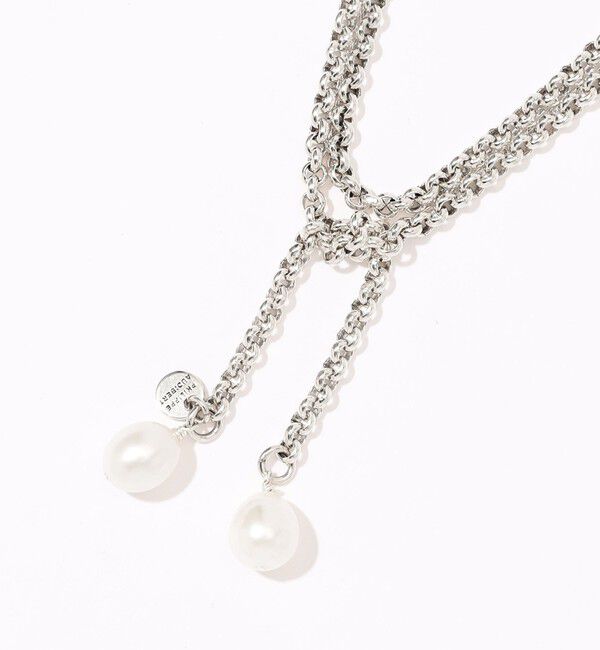 TOMORROWLAND GOODS「PHILIPPE AUDIBERT Stow long シルバーネックレス」|ネックレス|