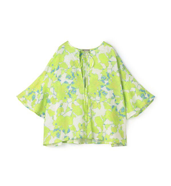 TOMORROWLAND GOODS「WRITEWELL Relax ワイドプルオーバーブラウス」|シャツ・ブラウス|52 ライトグリーン系