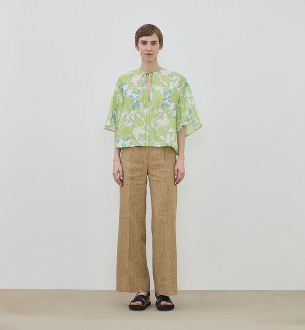 TOMORROWLAND GOODS「WRITEWELL Relax ワイドプルオーバーブラウス」|シャツ・ブラウス|