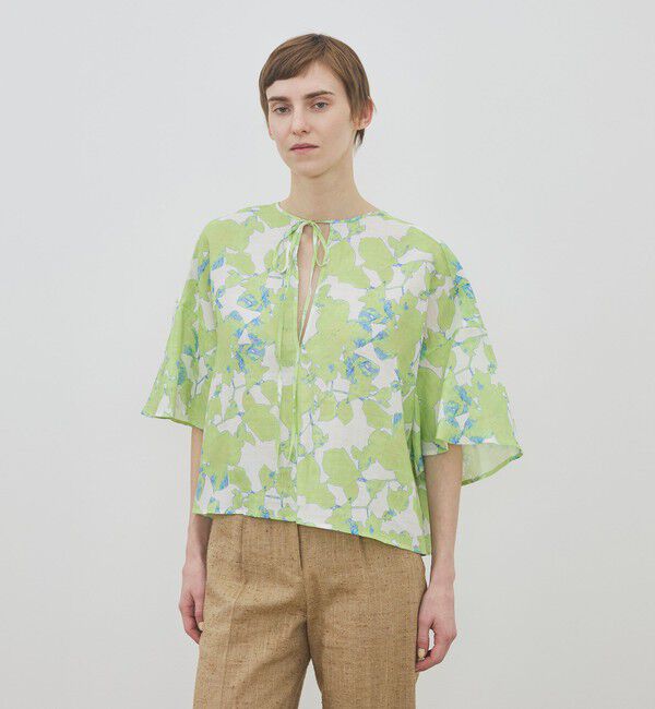 TOMORROWLAND GOODS「WRITEWELL Relax ワイドプルオーバーブラウス」|シャツ・ブラウス|