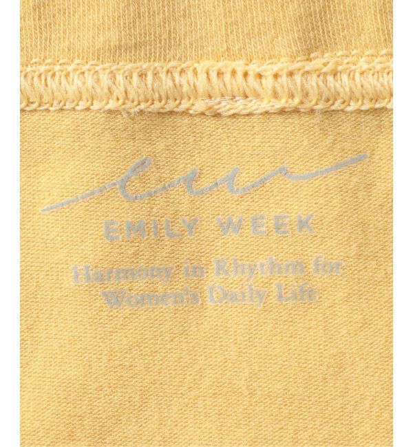 EMILYWEEK「【RESET】オーガニックコットン混 タンガ吸水ショーツ（イエロー）」|インナー|