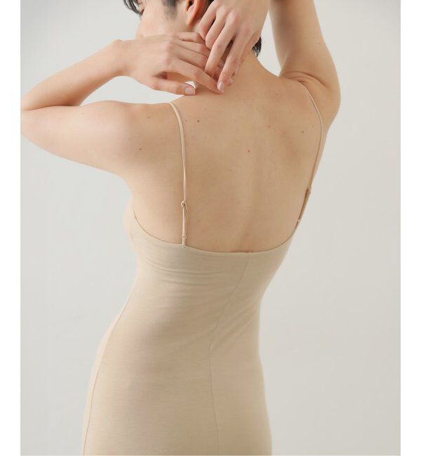 EMILYWEEK「【ACTIVE】Bamboo ストレッチロングキャミソール（ベージュ）」|インナー|