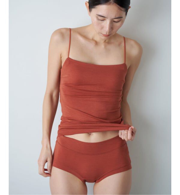 EMILYWEEK「【ACTIVE】Bamboo ボーイレッグショーツ（ブラック、ベージュA、オレンジ）」|インナー|