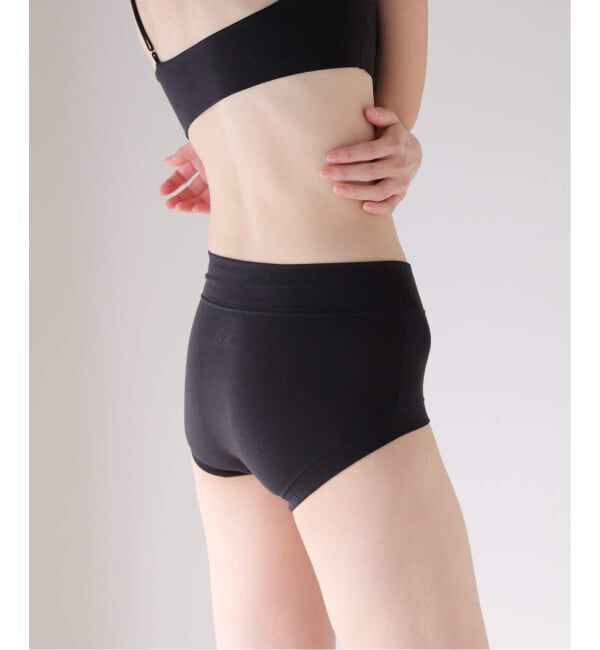 EMILYWEEK「【ACTIVE】Bamboo ボーイレッグショーツ（ブラック、ベージュA、オレンジ）」|インナー|