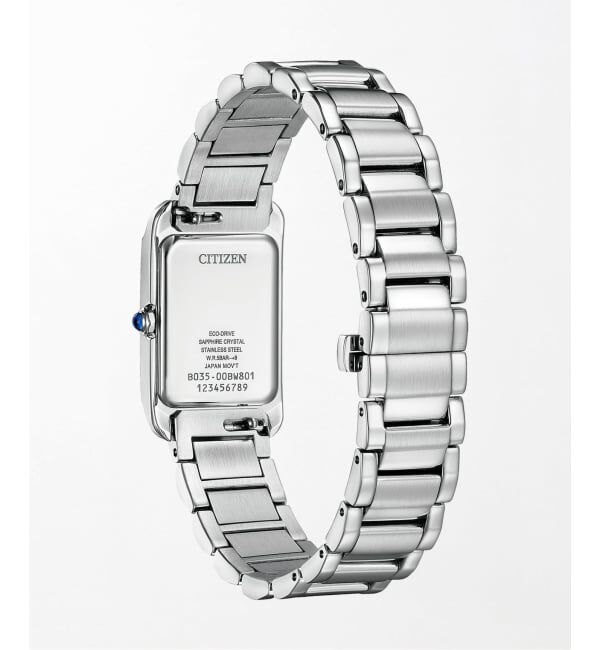 HIROB「CITIZEN L SQUARE Collection EW5620-55A Silver」|腕時計|