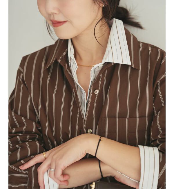 Plage「5stripe adjust シャツ」|シャツ・ブラウス|