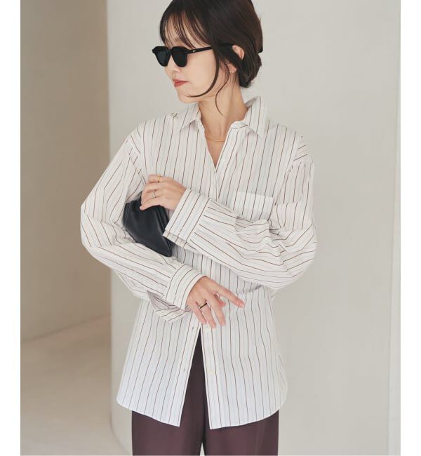Plage「5stripe adjust シャツ」|シャツ・ブラウス|