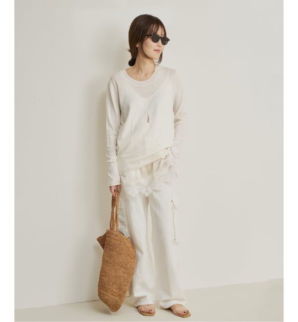 Plage「R&rsquo;IAM KNIT LONG TEE」|ニット・セーター|