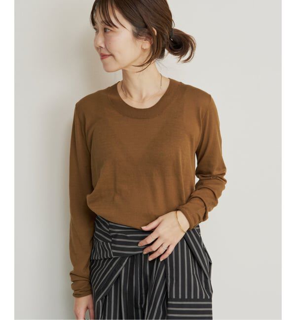 Plage「R&rsquo;IAM KNIT LONG TEE」|ニット・セーター|