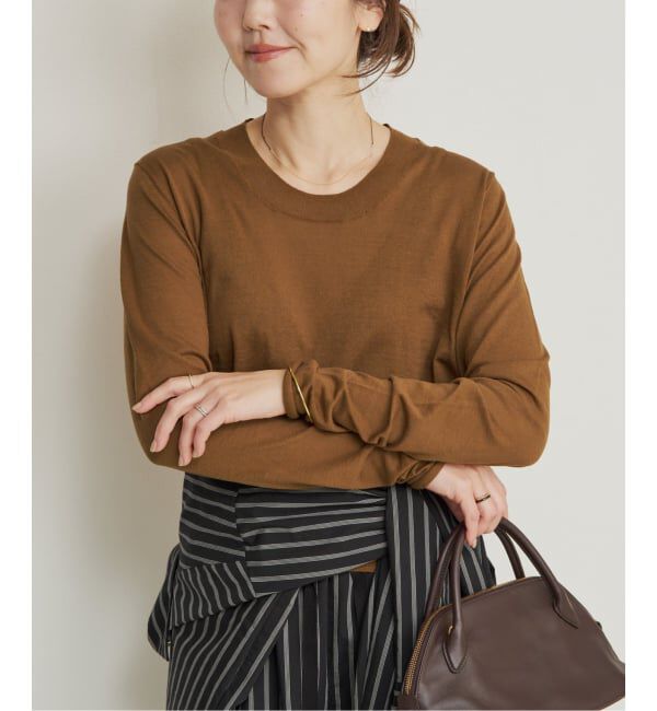 Plage「R&rsquo;IAM KNIT LONG TEE」|ニット・セーター|