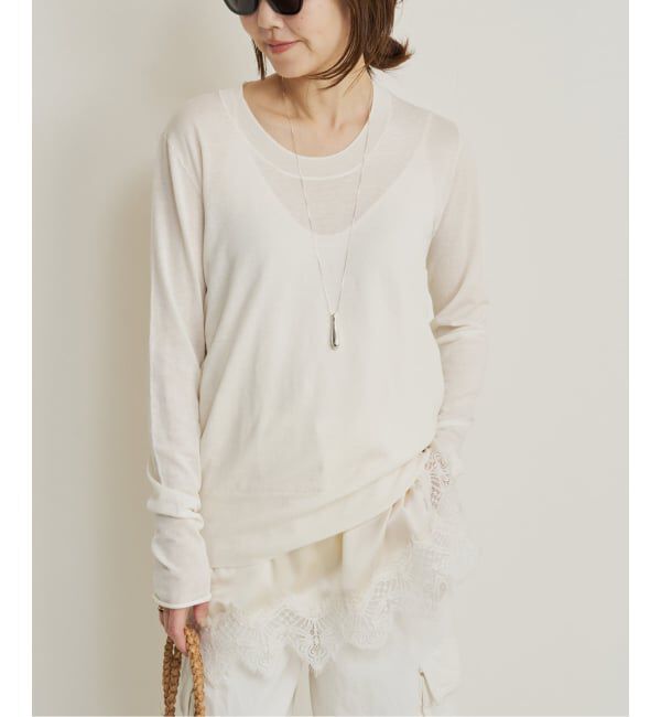 Plage「R&rsquo;IAM KNIT LONG TEE」|ニット・セーター|