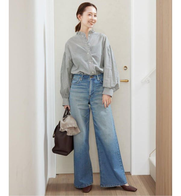 SLOBE IENA「《追加》ミニフリルブラウス」|シャツ・ブラウス|