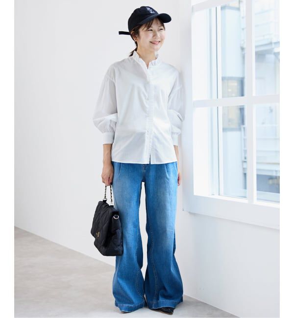 SLOBE IENA「《追加》ミニフリルブラウス」|シャツ・ブラウス|