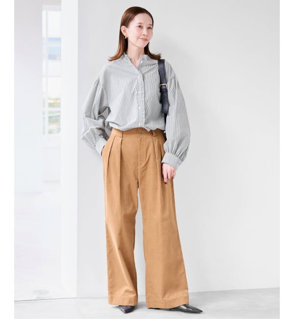 SLOBE IENA「《追加》ミニフリルブラウス」|シャツ・ブラウス|