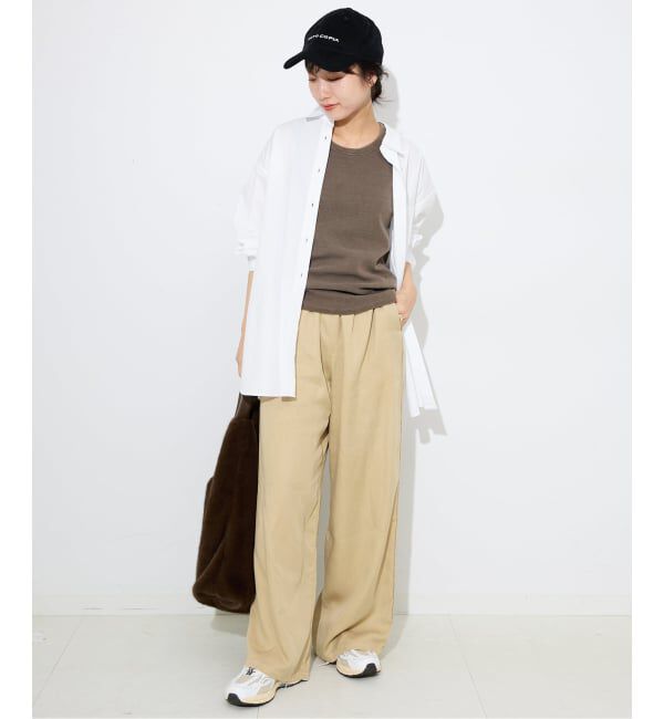 SLOBE IENA「コットンブロードベーシックシャツ」|シャツ・ブラウス|