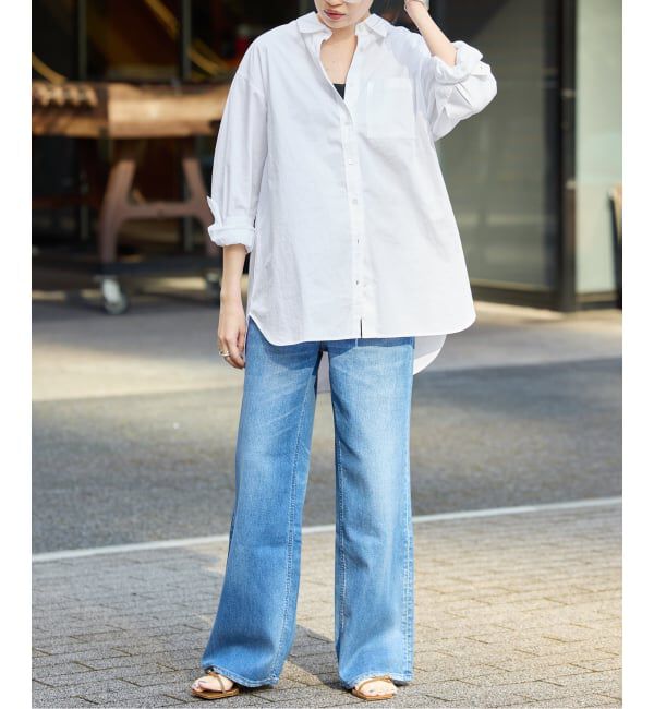 SLOBE IENA「コットンブロードベーシックシャツ」|シャツ・ブラウス|