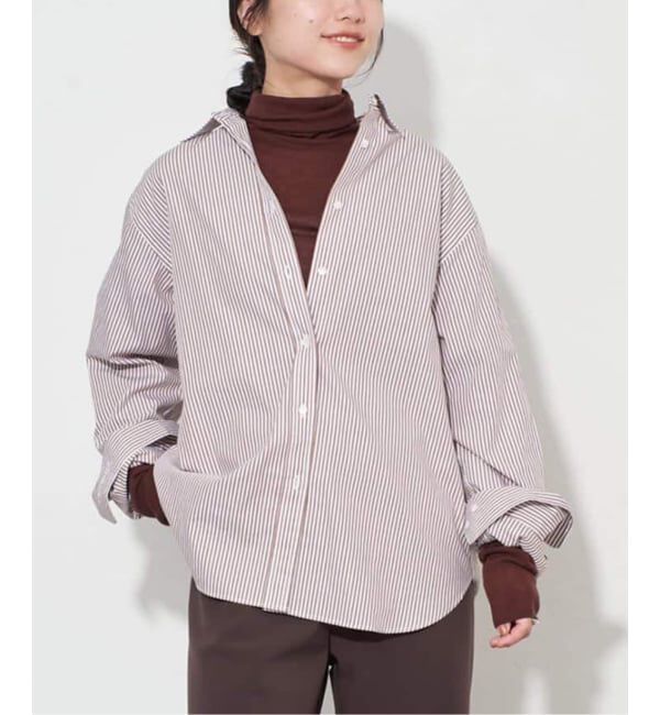 SLOBE IENA「コットンブロードベーシックシャツ」|シャツ・ブラウス|