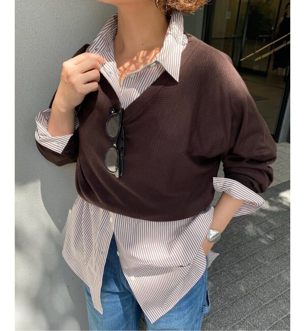 SLOBE IENA「コットンブロードベーシックシャツ」|シャツ・ブラウス|